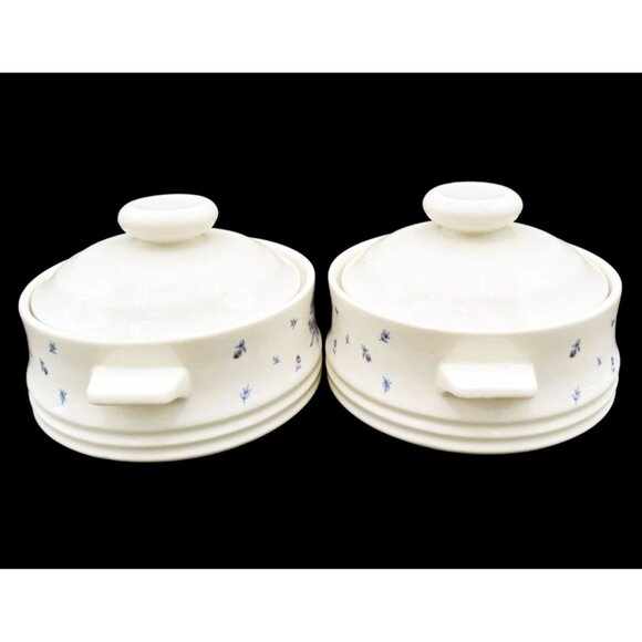 Casserole Dishes Versailles Stoneware Lids Set Floral Pattern Bake Serve Store - Picture 4 of 16